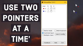 USE TWO MICEKEYBOARD AT A TIME ON ONE DESKTOP 2020 [upl. by Kokoruda]