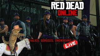 Red Dead Redemption 2 Online Live  Showdowns PVP Missions Dailies [upl. by Leigha336]