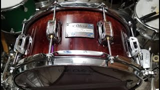 SNARE DRUM DEMO Odery  Eyedentity Series  14 x 65  Sapele Shell [upl. by Ezri]