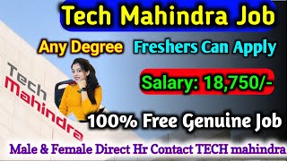 Tech Mahindra requitment 2024  permanent jobs  tech mahindra work from home jobs  jobs decoding [upl. by Mack]