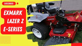 Exmark Lazer Z E Series Review 52 Inch Mower Best Mower Brand Exmark Worth The Money [upl. by Hoem956]