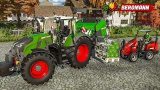 LS22 Die Ballenpresse läuft Jetzt mit Netzfolie  Hof Bergmann 3  LANDWIRTSCHAFTS SIMULATOR 22 [upl. by Sutherland]