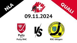 Highlights Rollhockey NLA  Pully RHC vs RSC Uttigen [upl. by Ynattib113]