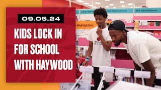 Haywood Highsmith Joins BackToSchool Shopping Spree For Students  September 5 2024 [upl. by Norahc]