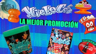 La MEJOR y más NOSTALGICA promoción de los 90s ¡HIELOCOS coca cola PRIMERA generación [upl. by Nofpets]