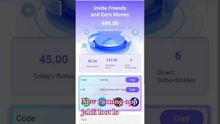 atm1 app se paise kaise kamaye  waho jaisa new earning app  online earning app [upl. by Martreb245]