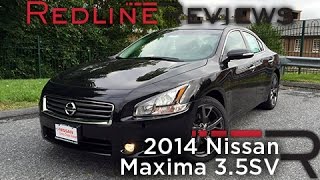 2014 Nissan Maxima 35SV Review Walkaround Exhaust amp Test Drive [upl. by Etteuqaj]