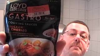 marks REmarks loyd grossman gastro cooking sauce chicken amp chorizo review [upl. by Koenig]