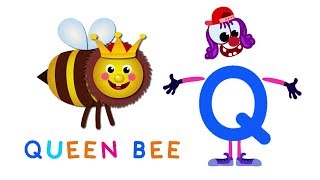 Learn Letter Q  Super ABC Learning Games for Kids Preschool Kids School ABC [upl. by Faustena]