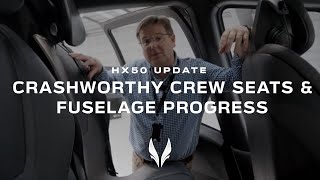 Crashworthy Crew Seats and Fuselage Progress [upl. by Ellennaj]