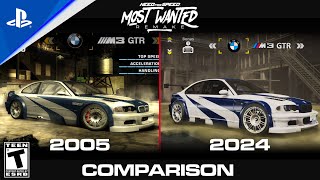 Need for Speed™ Most Wanted Remake  Comparison With The 2005 Version 2 [upl. by Iliak507]