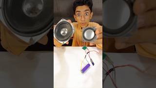 Making a Bluetooth Speaker at home🔊 bluetooth speaker dj experiment shorts diy experiment [upl. by Petronella]