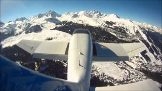 Landing in Courchevel LFLJ [upl. by Yelah]