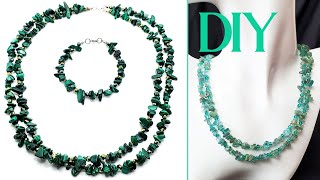 Gemstone Crystal Jewellery Bead Stringing  How to Finish Your Jewellery [upl. by Leighland]