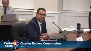 Charter Review Commission 112723 [upl. by Llerej]