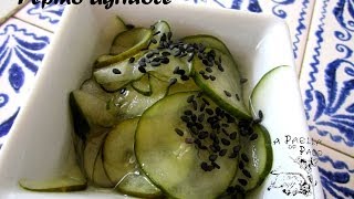 Receita minuto  Pepino agridoce [upl. by Punak]