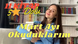 MART AYI OKUDUKLARIM Bol 5 Yıldızlı Kitaplar [upl. by Itirp]