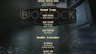 BioShock full walkthrough game Credits [upl. by Avat]