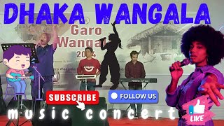 Dhaka Wangala music consort Garo Song  by Garo Singer Banani mission Dhaka [upl. by Ecnaled445]