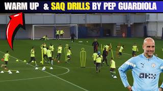 🔰Pep Guardiolas Intense WARM UP and SAQ Drills for Soccer [upl. by Alyks]