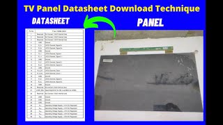 How to download LCD LED panel Datasheet [upl. by Aeret]