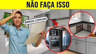 7 ERROS COMUNS em Cozinha Planejada que você deve evitar [upl. by Enelehs]