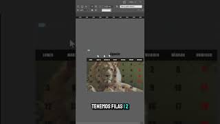 Tablas para Calendario 🎨🖌️ Curso Indesign [upl. by Aimerej]