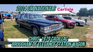 2024 GM Nationals Carlisle Chris 1979 Cadillac Brougham De Elegance Station Wagon [upl. by Eelhsa]