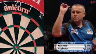 2017 European Darts Trophy Round 1 Painter vs Boulton [upl. by Coffeng]