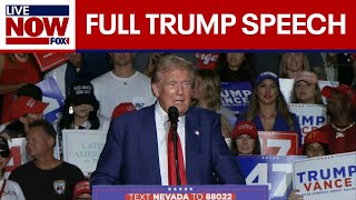 FULL SPEECH Trump holds rally in Las Vegas  LiveNOW from FOX [upl. by Grannie]