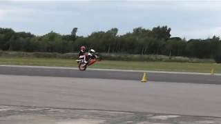 Tony Robinson 118MPH wheelie at 2018 world wheelie competition [upl. by Notnerb]