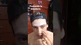 probando la famosa crema Nixoderm para acné y poros acne nixoderm [upl. by Eilis]