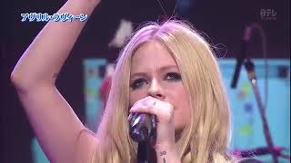 Avril Lavigne  Girlfriend amp Rock N Roll Live  Dec 1 2013 Japanese TV [upl. by Verine]