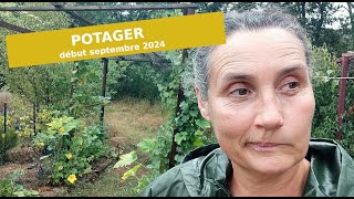 POTAGER début septembre  comment estil  Questce que je PLANTE  potagerbio [upl. by Other]