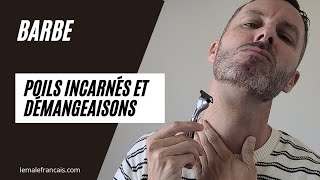 Poils incarnés dans la barbe  Les solutions pour ne plus en avoir [upl. by Camus]