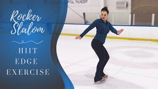 Two Foot Rocker Slalom  HIIT On Ice [upl. by Nylecsoj549]