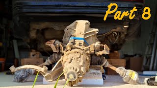 Transaxle Removal  1985 Porsche 924 Restoration Project  Part 8 [upl. by Fellows]