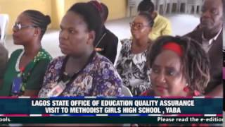 LAGOS STATE OEQA VISIT TO METHODIST GIRLS SCHOOL YABA [upl. by Baniaz471]