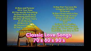 Classic Love Songs 70s 80s 90s The Greatest Love Songs [upl. by Siddon354]