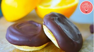 Jaffa Cake Recipe  Шоколадноапельсиновое печенье [upl. by Velasco511]