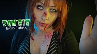 ASMR  Zombie Girl Eats Your Brains 🧠🧟‍♀️ Ear Eating [upl. by Murdoch268]