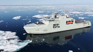 Commander Guillaume Côté CO HMCS Harry De Wolf talks about the ships deployment this year 2023 [upl. by Genny]