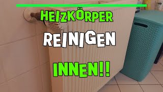 Heizung reinigen Heizkörper reinigen Innen Heizungsgitter [upl. by Nagam]