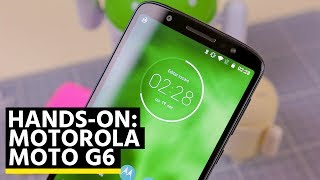 Prise en main du Motorola Moto G6  plutôt impressionnant pour son prix [upl. by Serle63]