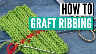 How to graft 2x2 ribbing  step by step tutorial [upl. by Alyakcim775]