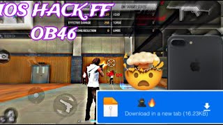 IOS HACK FF OB46🤯😱 FREE FIRE  IOS [upl. by Daphie]