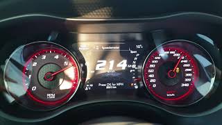 2018 Charger Hellcat acceleration from 0300 km  0186 mph [upl. by Nellaf15]