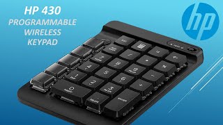 HP 430 Programmable Wireless Keypad [upl. by Ahsielat]