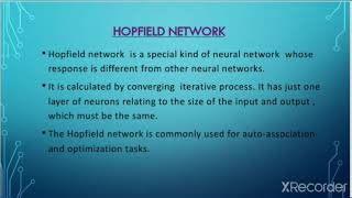 Connectionist Model and Hopfield Network [upl. by Najtsirk750]