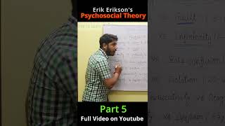 Erik Eriksons Psychosocial Theory Part 5 [upl. by Saks]